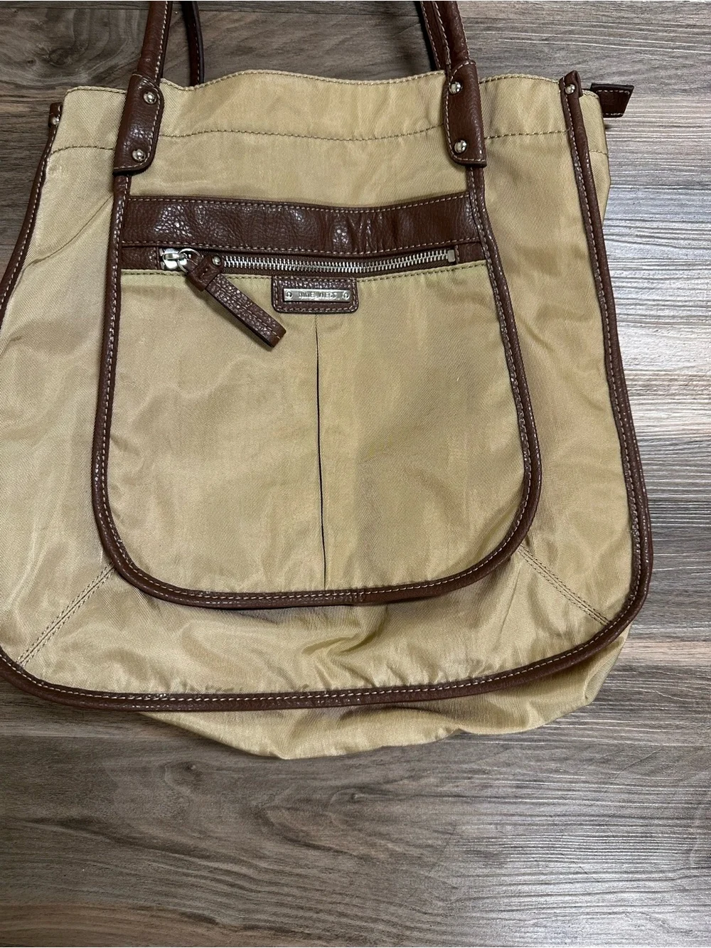 Nine West Tan Brown Hobo Bag